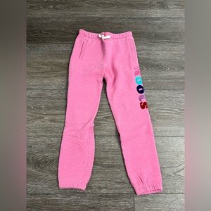 Roots Kids Sweatpants. Pink size 8